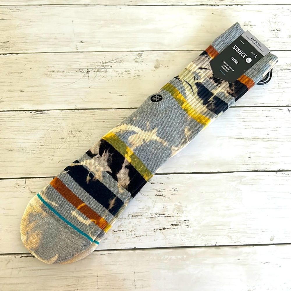 Men’s Stance Socks size L Casual Gray